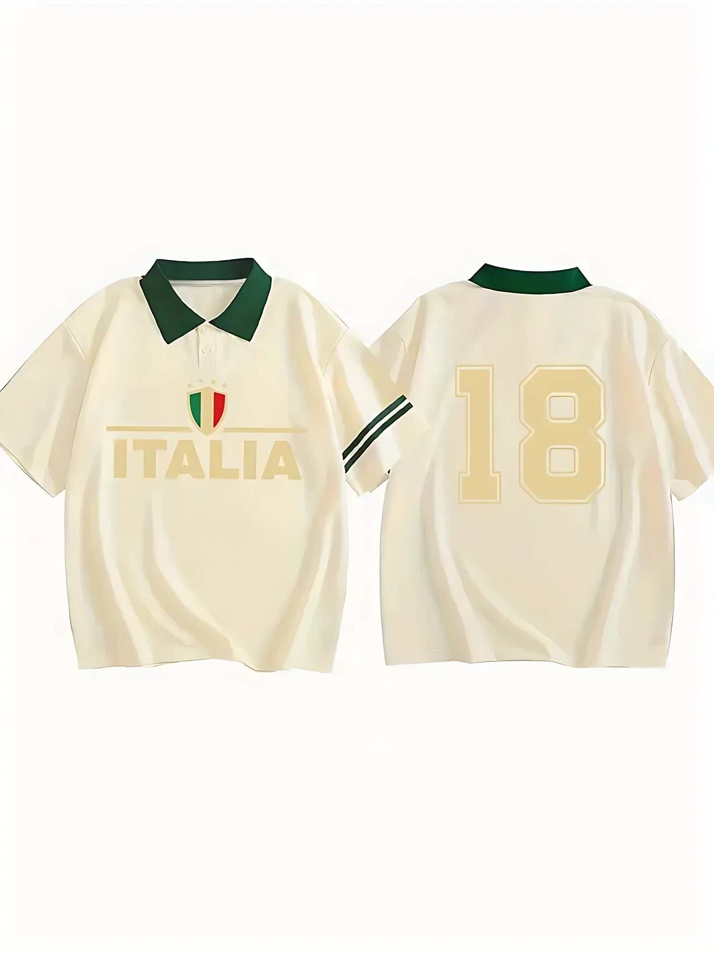 Italian men's polo short sleeved T-shirt outdoor top