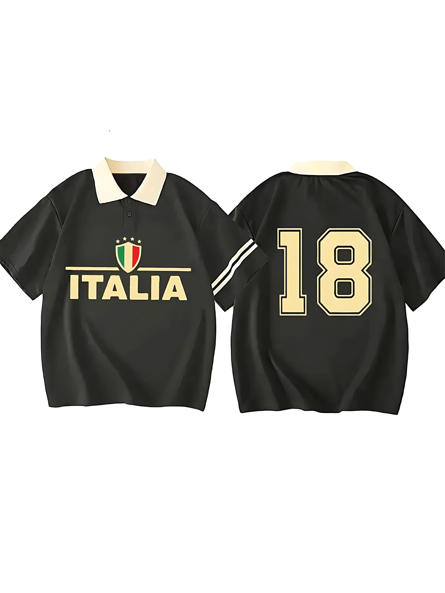 Italian men's polo short sleeved T-shirt outdoor top